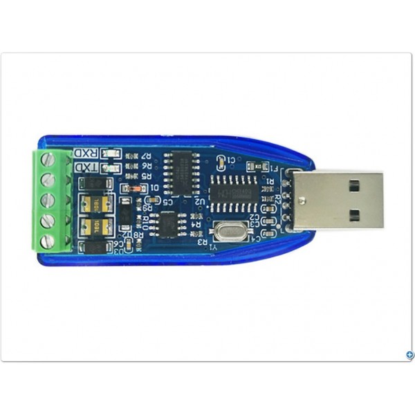 Industrial Usb To Rs485 Bidirectional Half Duplex Serial Line Converter Tvs Transient Protection