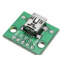 Usb To Dip Female Header Mini 5P Patch To 2.54Mm Straight Plug Welded Adapter Board