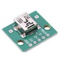 Usb To Dip Female Header Mini 5P Patch To 2.54Mm Straight Plug Welded Adapter Board