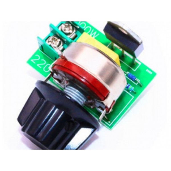 2000W Thyristor Scr Voltage Regulator Temperature Dimmer For Speed Light (Ac 220V)