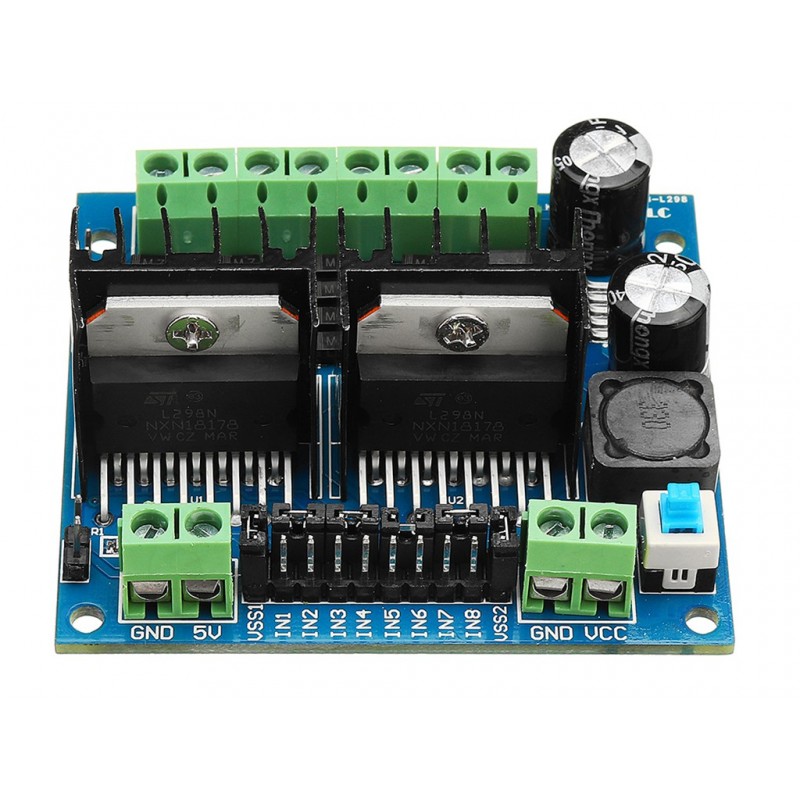 L298N Motor Drive Module Four Way Motor Drive Smart Car Drive Motor Module