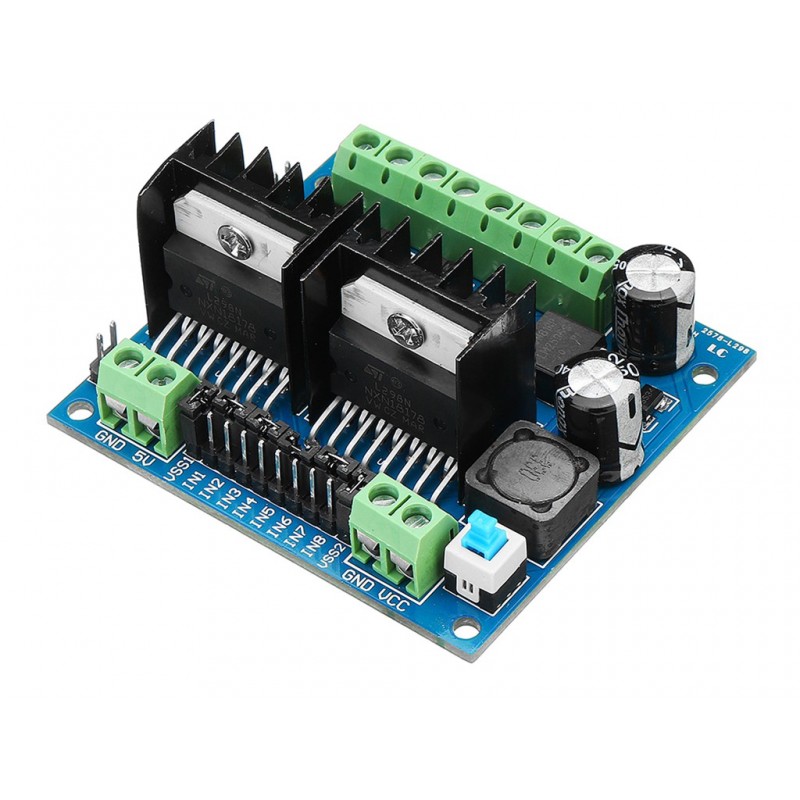 L298N Motor Drive Module Four Way Motor Drive Smart Car Drive Motor Module