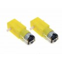 110 Rpm Bo Motor Straight Dual Shaft (Gear Ratio 1:120)