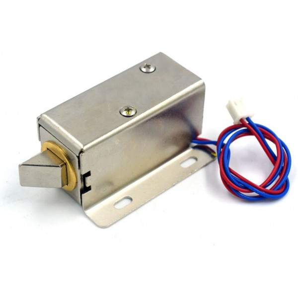 12V 3N Electromagnetic Lock Solenoid Valve With L Bracket