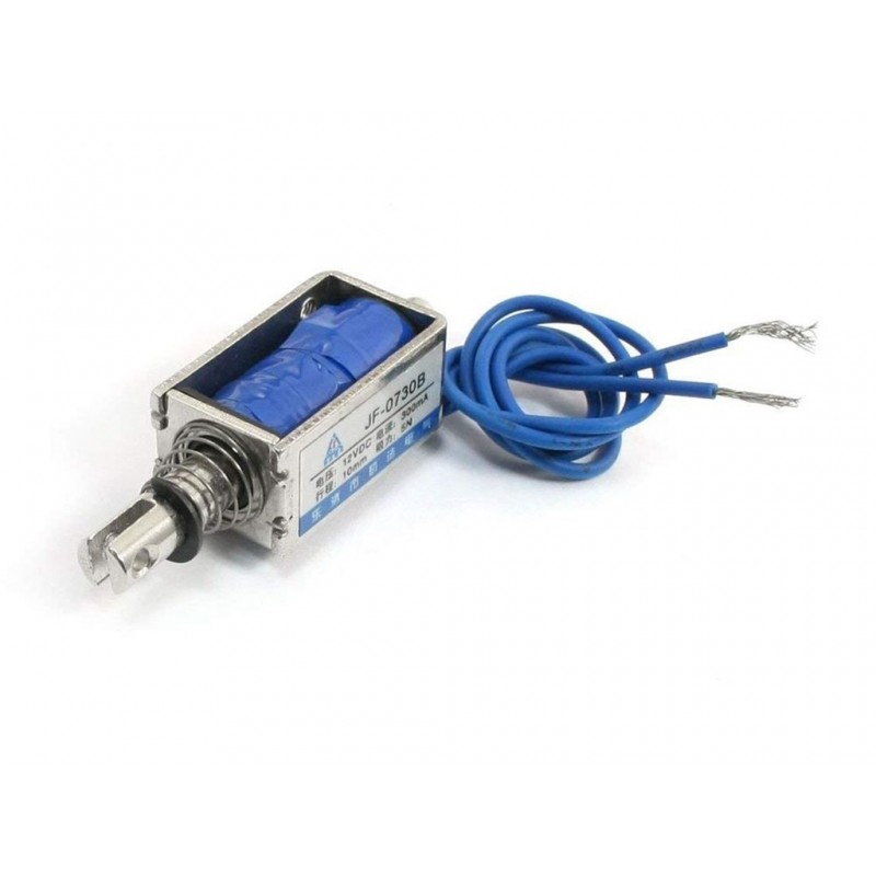 Jf 0730B Dc 12V 1A 10Mm 5N Push Pull Solenoid Electromagnet