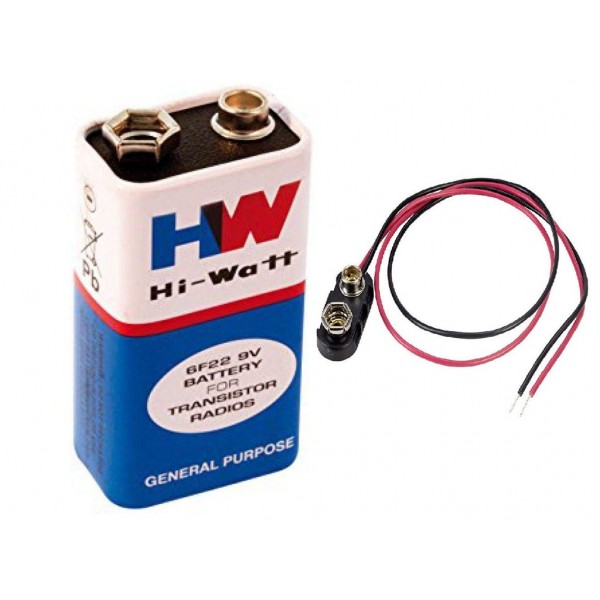 Hw 9V Battery With Cap