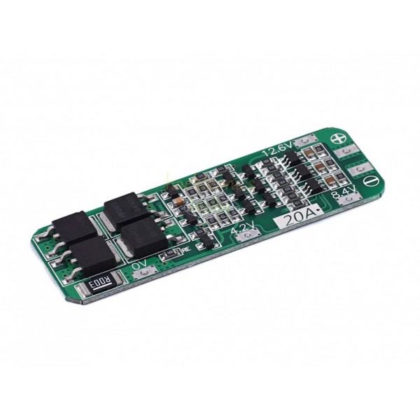 3 Series 11.1V 12V 12.6V 20A 18650 Lithium Battery Protection Board 