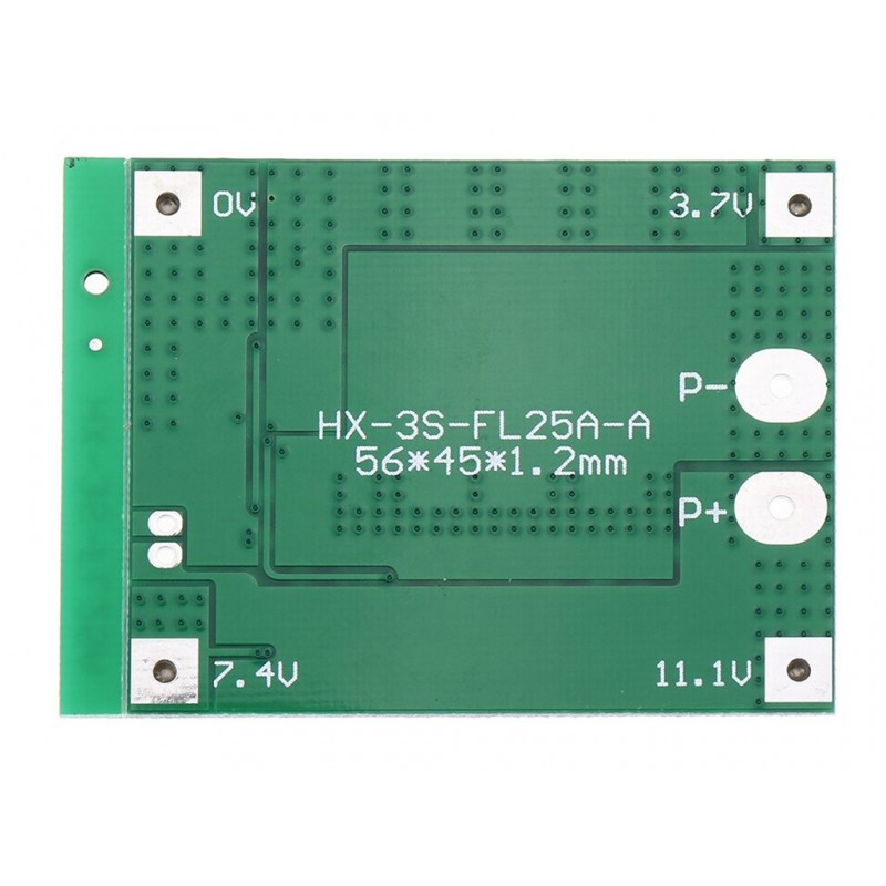 3 Series 12V 25A 18650 Lithium Battery Protection Board