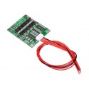 4 Series 14.8V 16V 30A 18650 Lithium Battery Protection Board With Cable