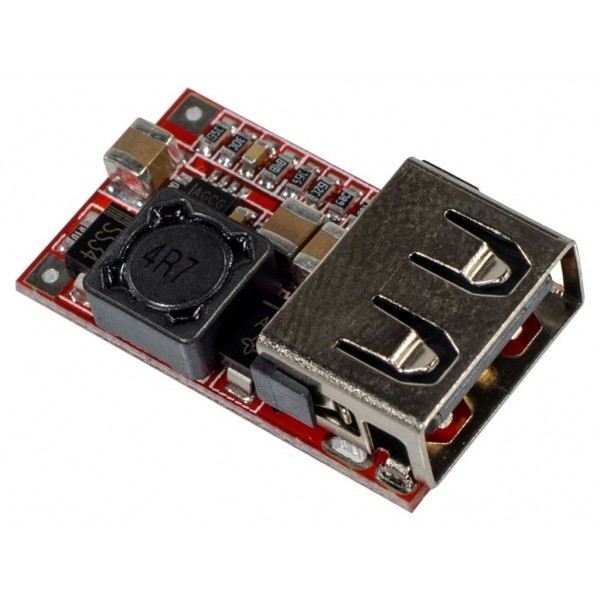 Dc To Dc 6 24V To 5V Usb Output Step Down Power Charger With Adjustable Buck Converter