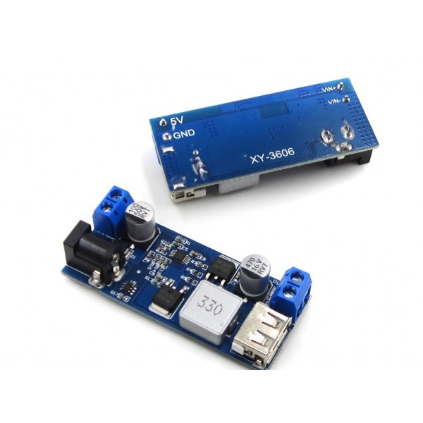 Dc 9 36V To 5V 5A Usb Step Down Synchronous Rectification Power Supply Module