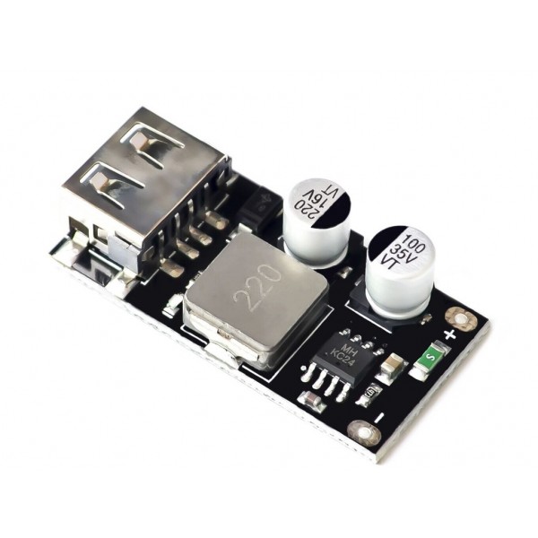 Dc Step Down Module 12V 24V To Qc3.0 Fast Charge Single Usb Mobile Phone Charging Board