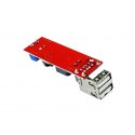 Dual Usb Output 9V 12V 24V 36V Car Charger Switch 5V Dc Dc Power Supply Module 3A Buck Regulator