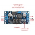 Lm2596 2A Buck Step Down Power Converter Module Dc 4 ~ 40 To 1.3 37V Led Voltmeter