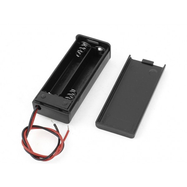 2 X 1.5V Aaa Battery Holder With Cover And On Off Switch