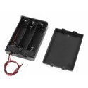 Plastic Covered Battery Cell Holder For 3 X Aa Battery With On Off Switch