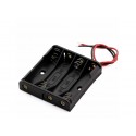 4 X 1.5V Aaa Battery Holder With Cover And On Off Switch