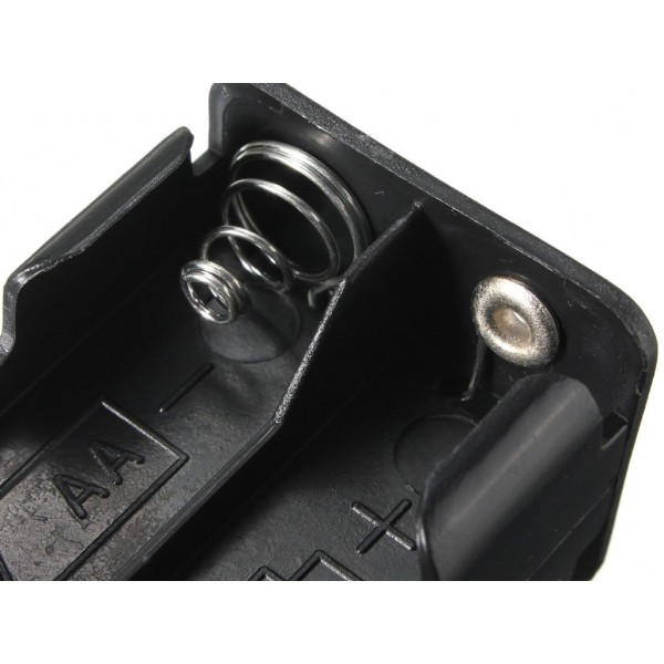 4 X Aa Battery Back To Back Holder Case Box