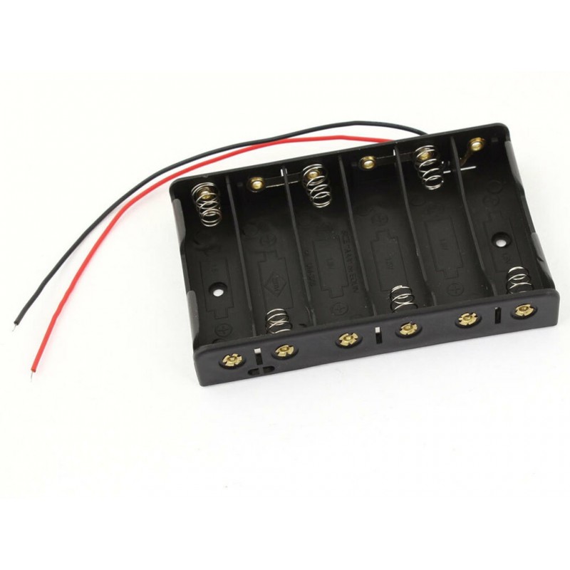 6 X 1.5V Aa Battery Holder Without Cover