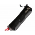 Black Plastic Storage Box Case Holder For Battery 1 X 18650 Cell Box 