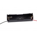 Black Plastic Storage Box Case Holder For Battery 1 X 18650 Cell Box 