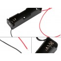 Black Plastic Storage Box Case Holder For Battery 1 X 18650 Cell Box 