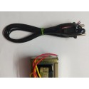 12V 1Amp Transformer (230V To 12V) With 2 Pin Power Cord Cable
