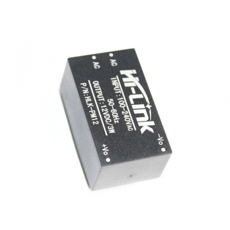 Hi Link Hlk Pm12 12V 3W Switch Power Supply Module