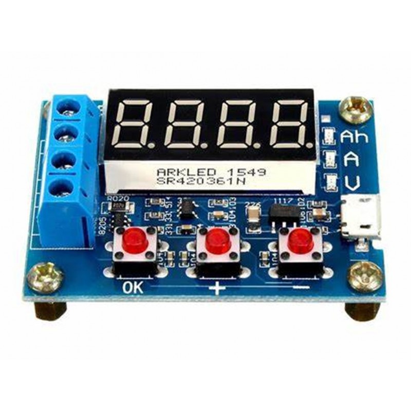 Zb2L3 18650 Battery Capacity Tester External Load Discharge Type 1.2 12V