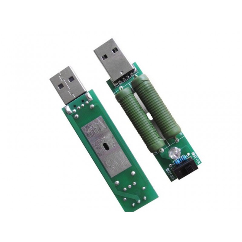 Usb Mini Discharge Load Resistor 2A 1A With 1A Green Led 2A Red Led