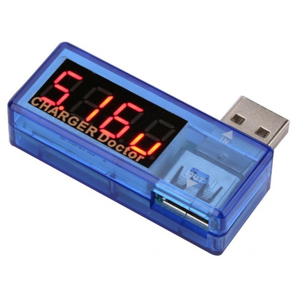 Usb Voltmeter Ammeter Digital 4 Digit Display Mobile Power Charging Detector Charger Doct Current Tester Capacity Voltage Meter