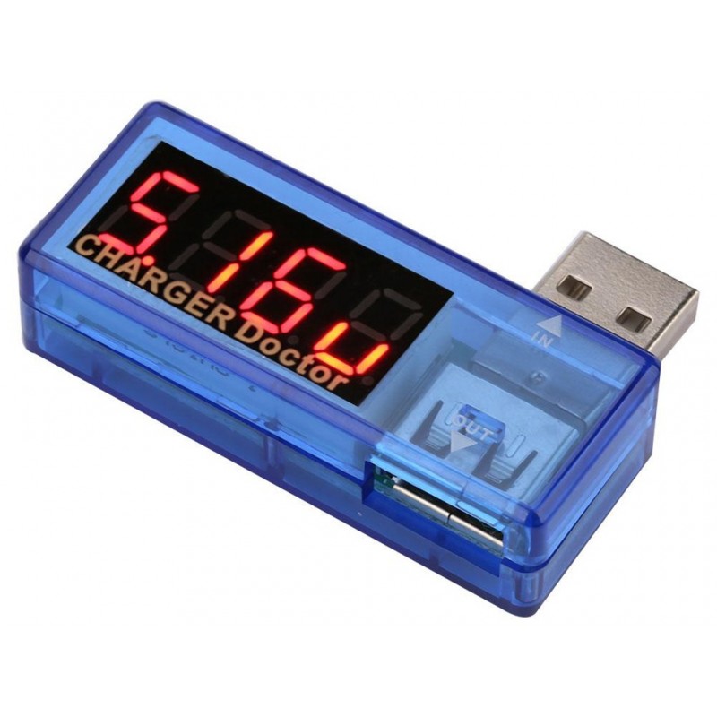 Usb Voltmeter Ammeter Digital 4 Digit Display Mobile Power Charging Detector Charger Doct Current Tester Capacity Voltage Meter