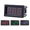 Two Wire Dc Voltmeter 0.56 Inch Led Digital Voltmeter Dc4.5V 30.0V Reverse Connection Protection