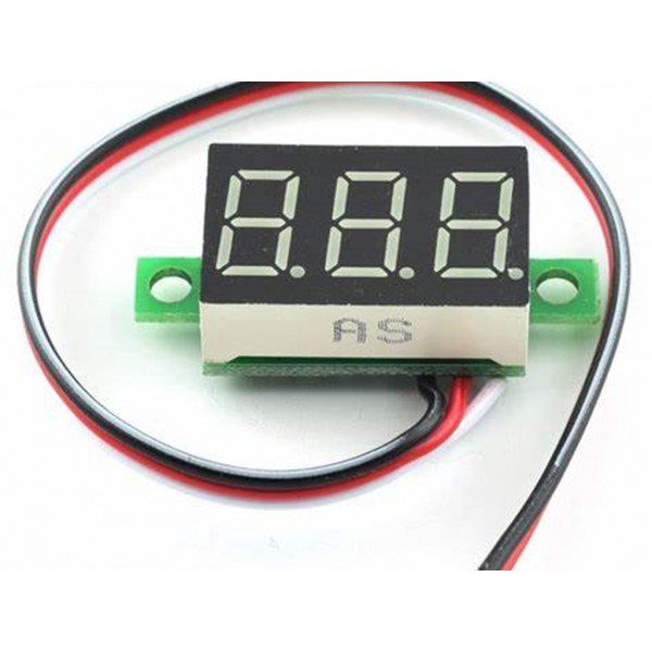 Two Wire Voltmeter 0.36 Inch Dc 4.5 30V Digital Voltmeter