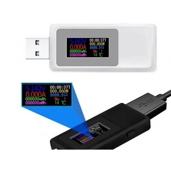 Usb Current Voltage Capacity Power Detection Test Instrument Mobile Phone Charger Mobile Power Mx19 Monitor