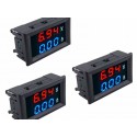 Blue Red Dual Led Display Mini Dc Digital Voltmeter Ammeter Dc 100V 10A Panel Amp Volt Current