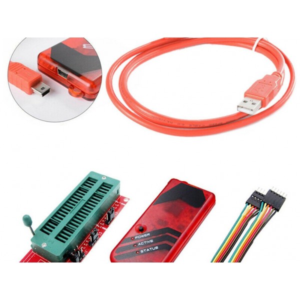 Pickit 3 Usb Pic Programmer Debugger Compatible With Cable And 5Pin Female To Male