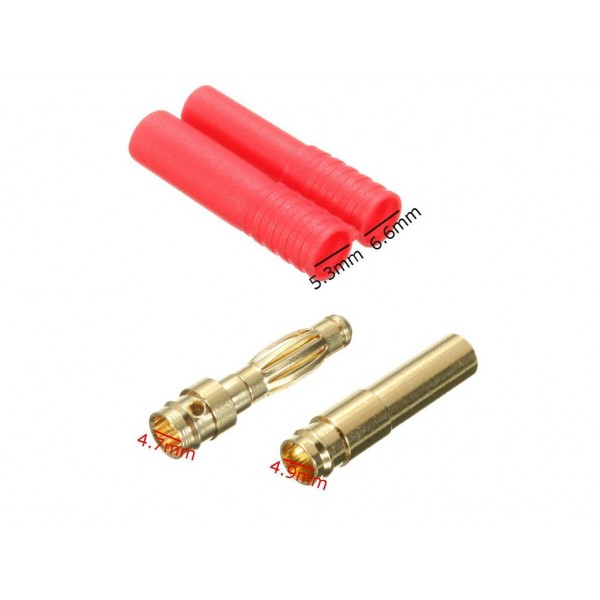 Hxt 4Mm Gold Connector With Protector