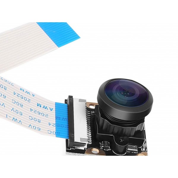 5Mp Ov5647 Wide Angle Fish Eye Lens Night Vision Camera For Raspberry Pi