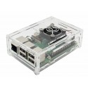 Acrylic Case For Raspberry Pi 3 Model B With Cooling Fan Slot