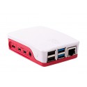 Raspberry Pi 4 Case Red White Abs Materail