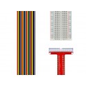 T Type Gpio Breakout Board With 40 Pin Cable For Raspberry Pi