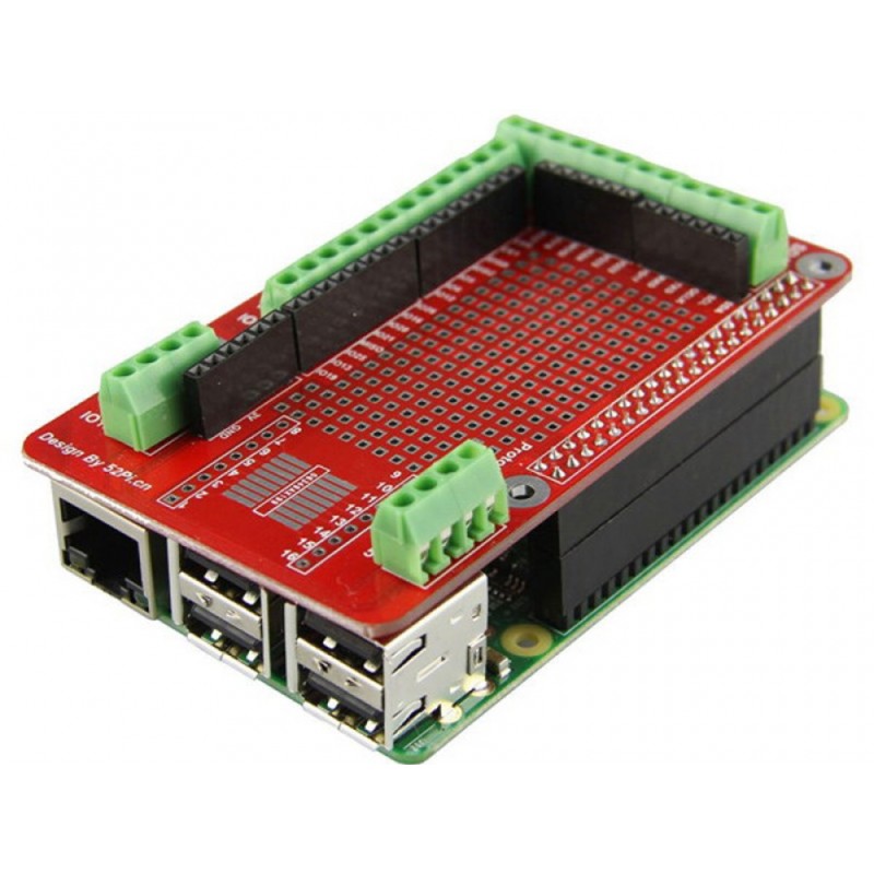 Prototyping Expansion Shield Board And Raspberry Pi Band Model Kit