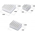 Set Of Aluminum Heatsink For Raspberry Pi (1-Large And 2-Small With Sticker)