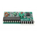 4 Channel Wireless Four Button Rf Remote Control Transceiver Module (Mode: Non Locking)