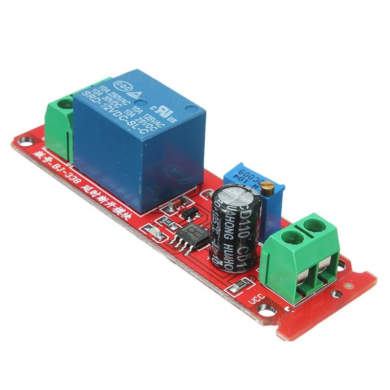 Ne555 Delay Monostable Switch Module Time Delay Switch Delay On Vehicle Electrical Delay 12V