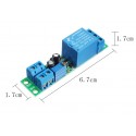 Dc 12V Switch Delay Relay Module With Adjustable Delay Time 0~25 Second Signal Triggering Switch Module