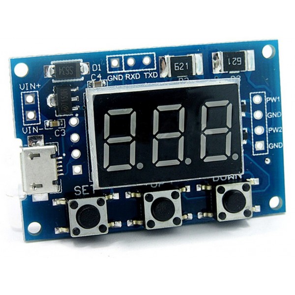 2 Channel Pwm Pulse Frequency Adjustable Duty Cycle Square Wave Rectangular Wave Signal Generator Module