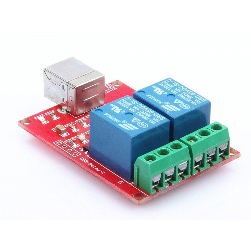 5V 2 Channel Usb Pc Intelligent Control Relay Module