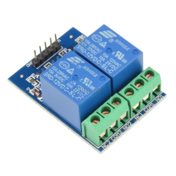 2 Channel 12V Relay Module For Arduino Pic Avr Dsp Arm
